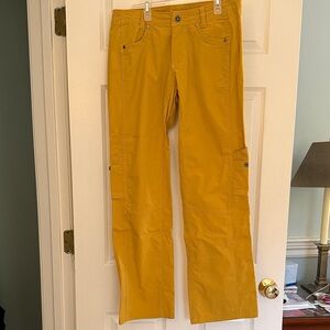 Kuhl Women's Golden Yellow Cargo Pants